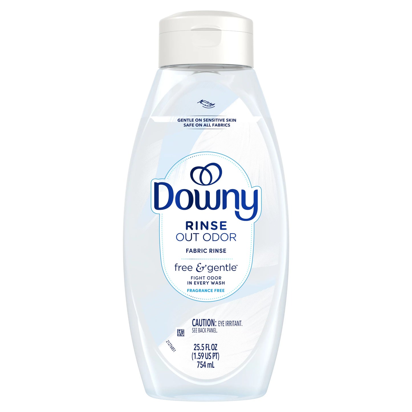Downy Rinse & Refresh Free & Gentle Laundry Odor Remover, Scent Free 25.5 fl. oz.