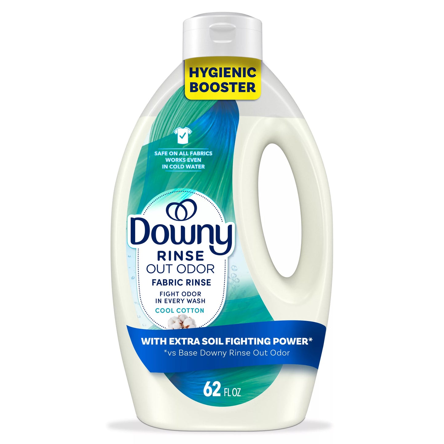 Downy Rinse Out Odor Fabric Rinse, Cool Cotton Scent 62 fl. oz.