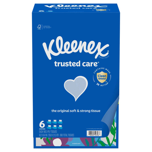 Kleenex Trusted Care 2-Ply Tissues 960 ct.