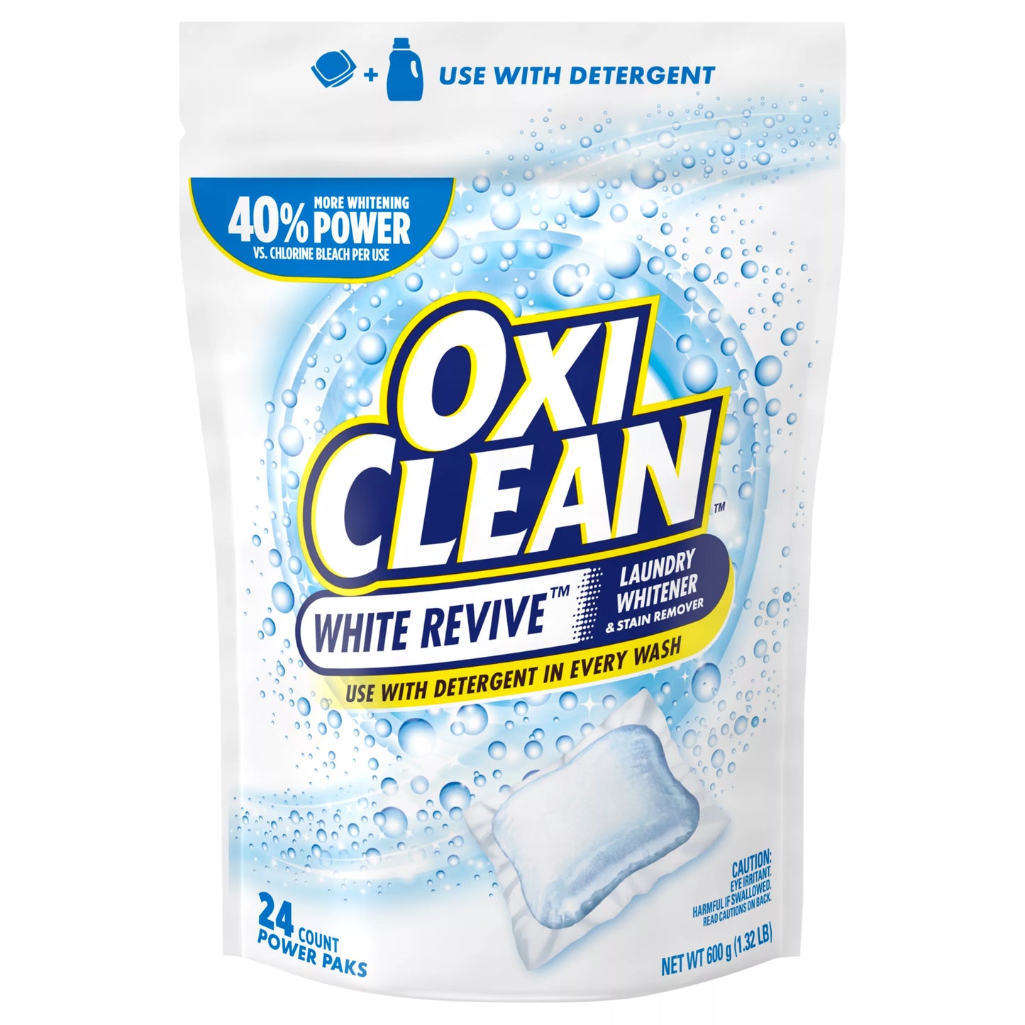 OxiClean White Revive Power Paks Laundry Whitener & Stain Remover 24 ct.