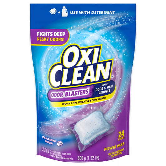 OxiClean Odor Blasters Power Paks Laundry Odor & Stain Remover 24 ct.