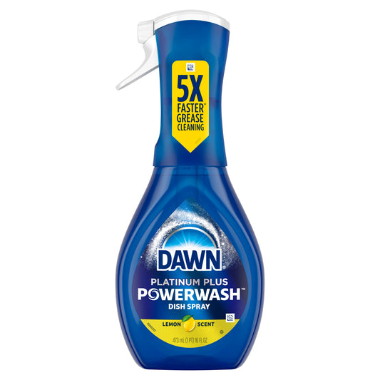 Dawn Powerwash Platinum Plus Spray, Dish Soap, Lemon Scent 16 fl. oz.