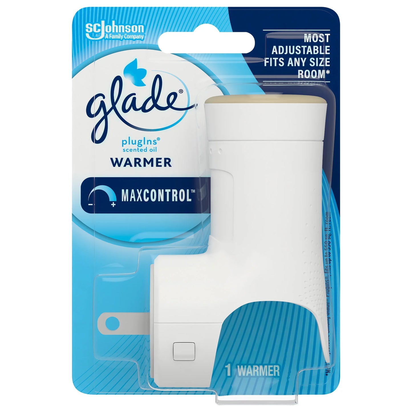 Glade PlugIns Scented Oil Warmer, Holds Essential Oil Infused Wall Plug In Refill 1 each