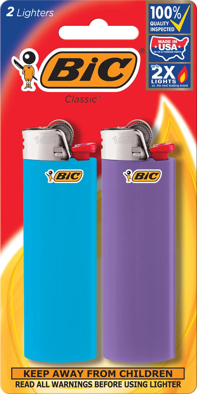 BIC Lighters, Classic 2 each