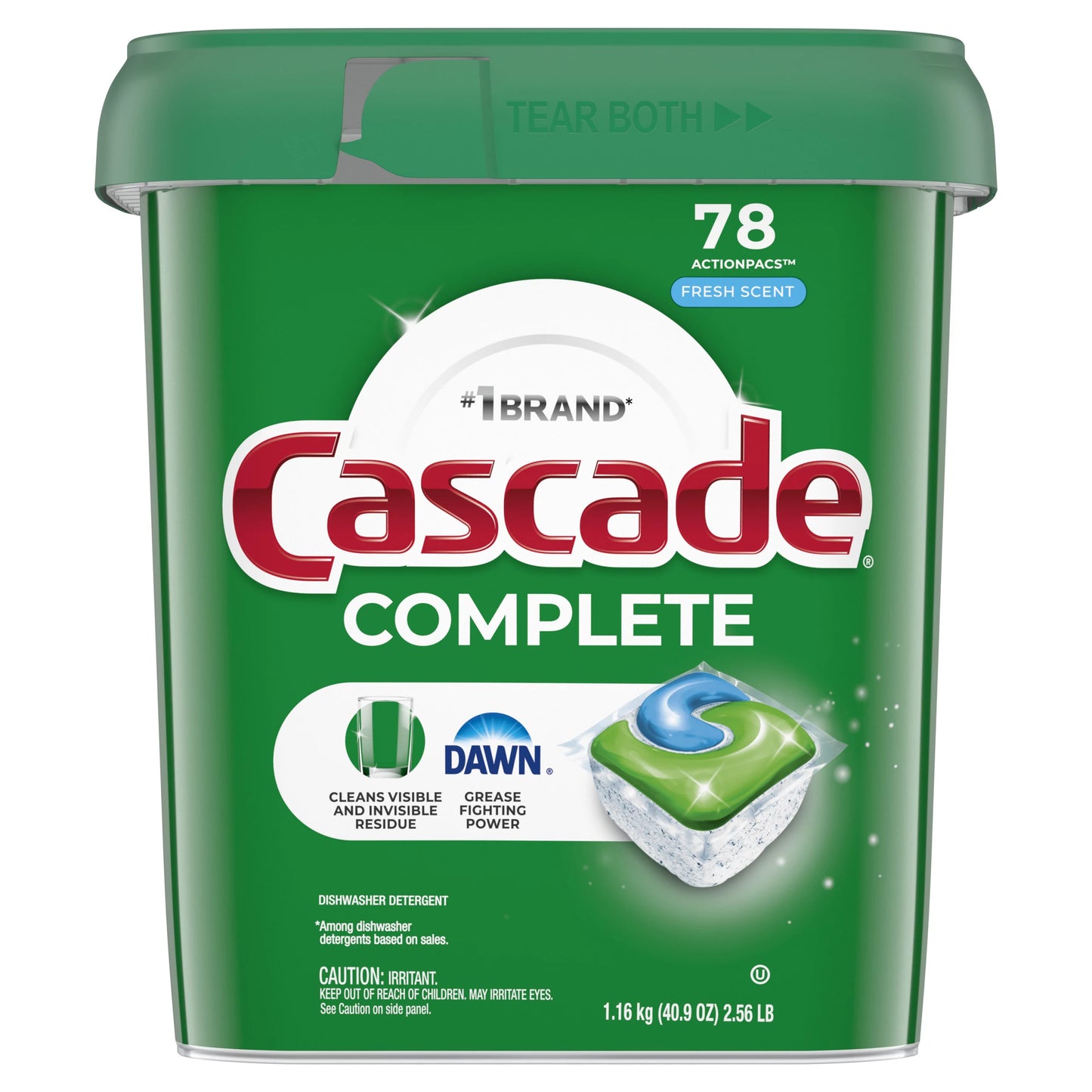 Cascade Dishwasher Detergent Fresh 78 ct.