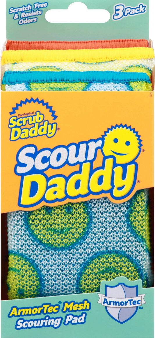 Scrub Daddy Scouring Pad, Mesh, 3 Pack 3 each