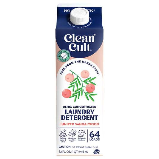 Cleancult Juniper Sandalwood Laundry Detergent 32 fl. oz.