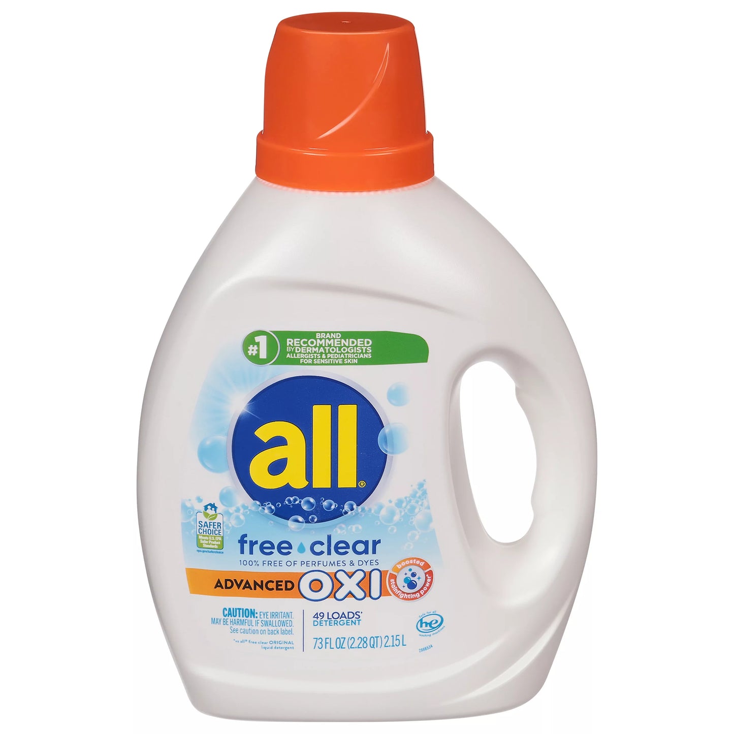 All Free Clear Advanced Oxi Detergent 73 fl. oz.