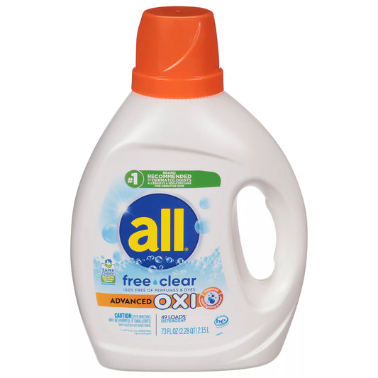 All Free Clear Advanced Oxi Detergent 73 fl. oz.