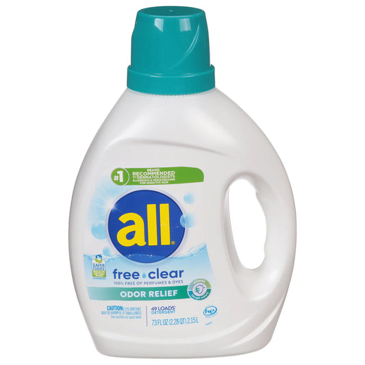 All Free Clear Odor Relief Detergent 73 fl. oz.