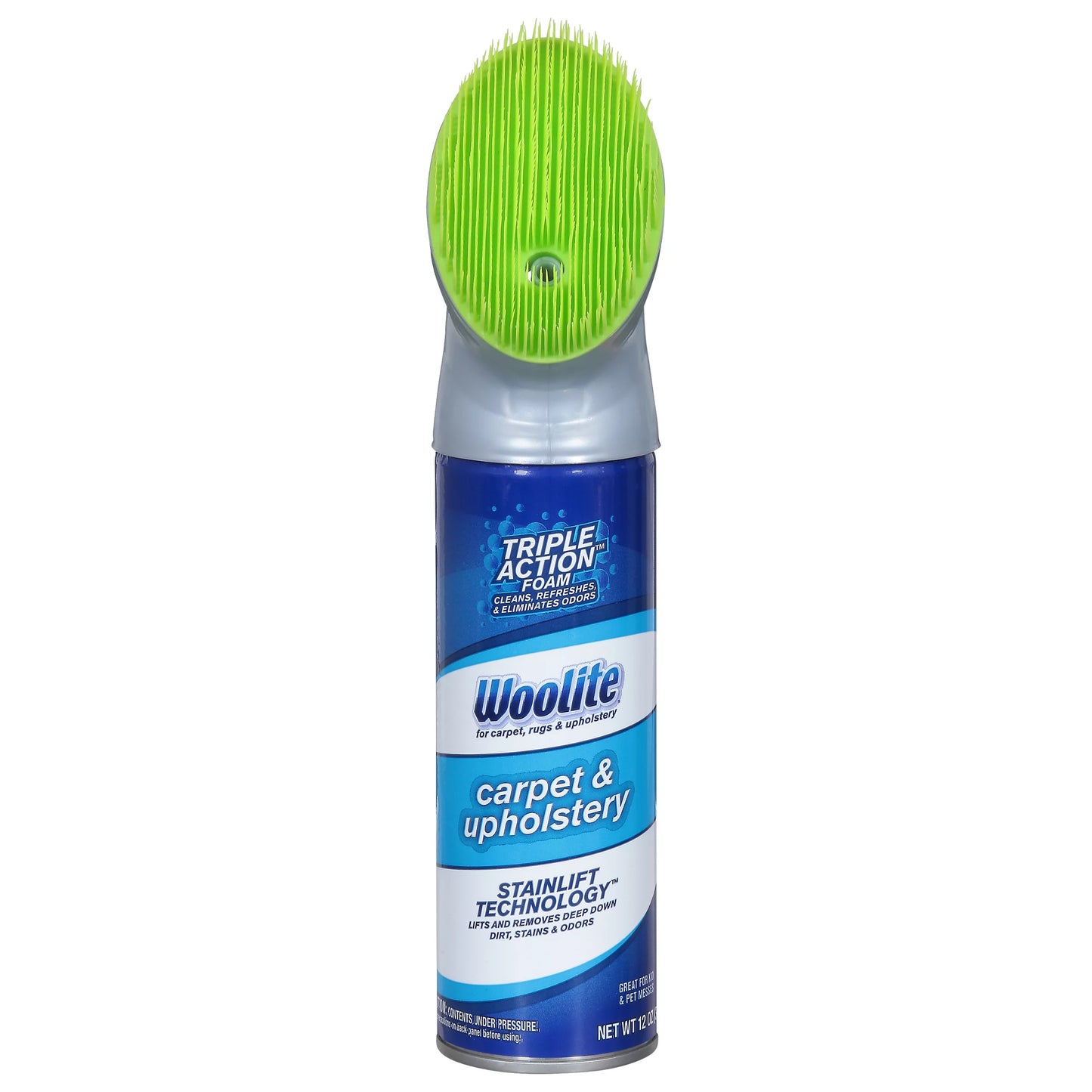 Woolite Carpet & Upholstery Cleaner, Triple Action Foam 12 ounce