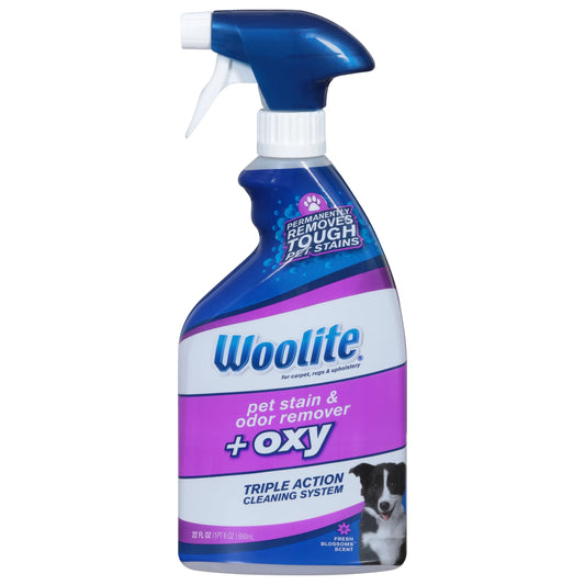 Woolite Pet Stain & Odor Remover, + Oxy, Fresh Blossom Scent 22 fl. oz.