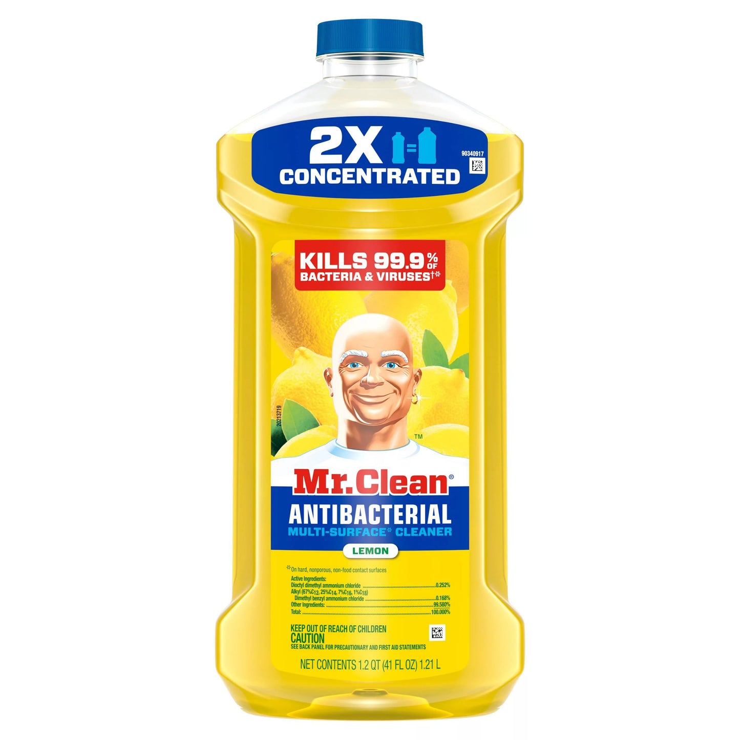 Mr. Clean Antibacterial Multi Surface Cleaner, Lemon 41 fl. oz.