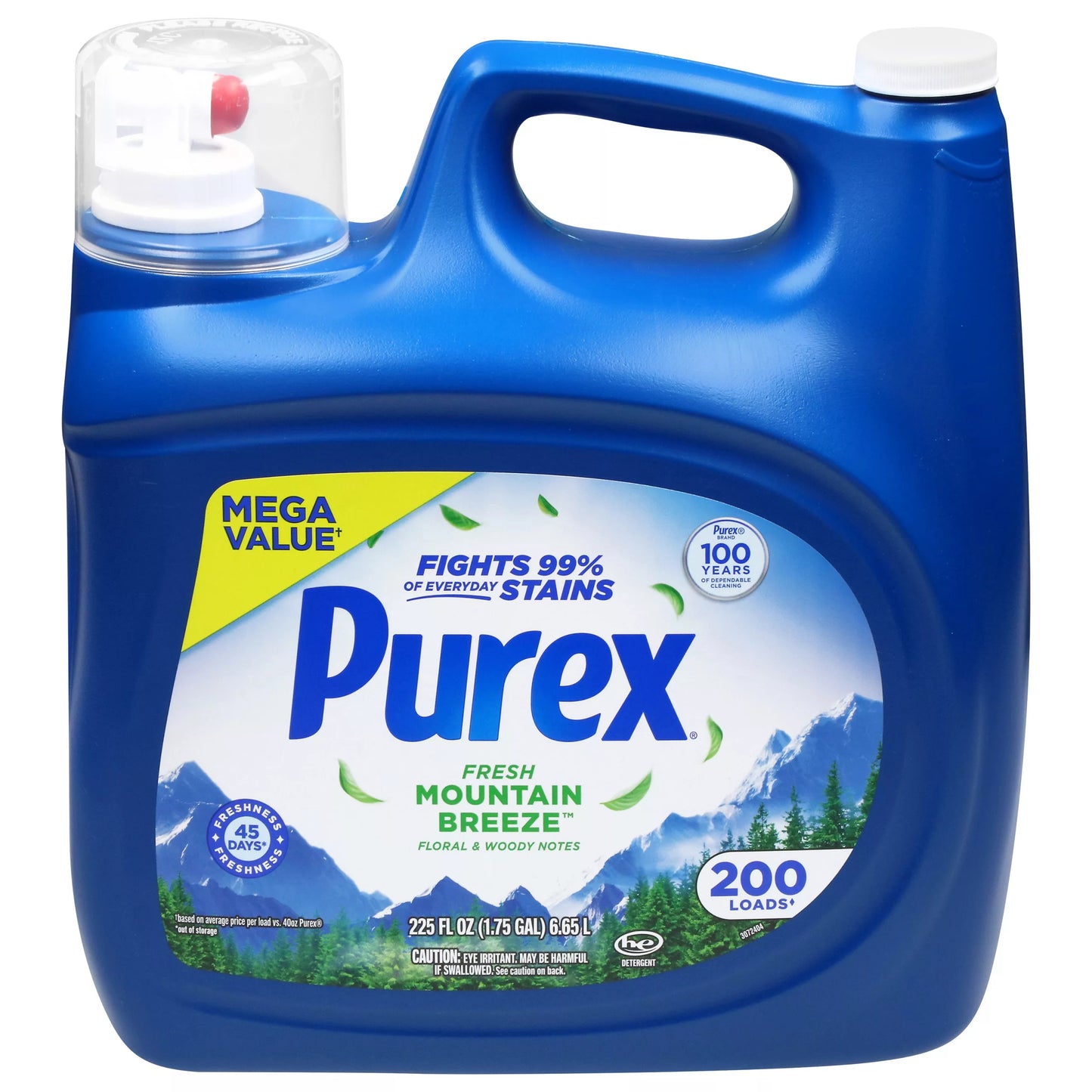 Purex Fresh Mountain Breeze Detergent Mega Value 225 fl. oz.