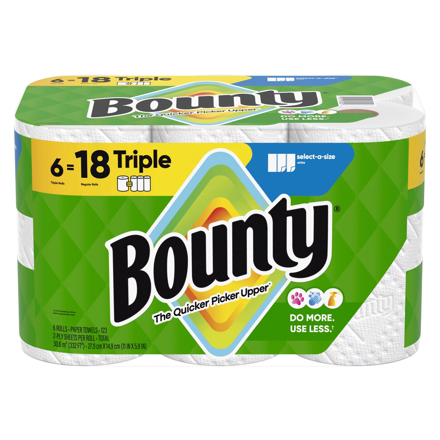 Bounty Paper Towels Select-A-Size 332 sq. ft.