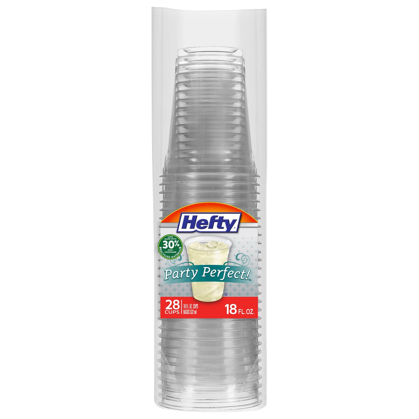 Hefty Party Perfect! 18 Fl. Oz. Cups 28 ct.