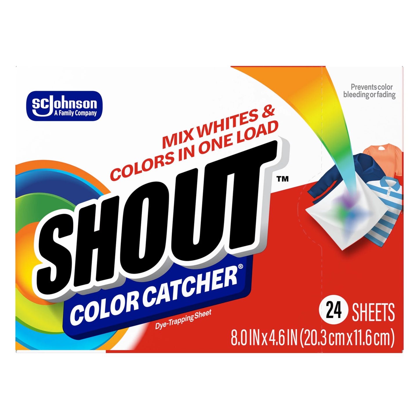 Shout Color Catcher, Dye-Trapping Sheets, 24 Sheets 24 ct.