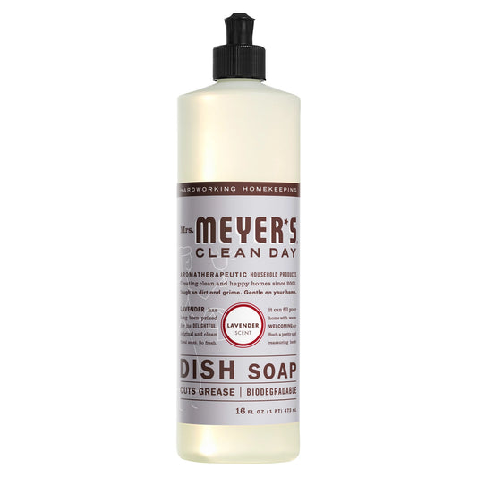 Mrs. Meyer's Clean Day Dish Soap, Lavender Scent 16 fl. oz.