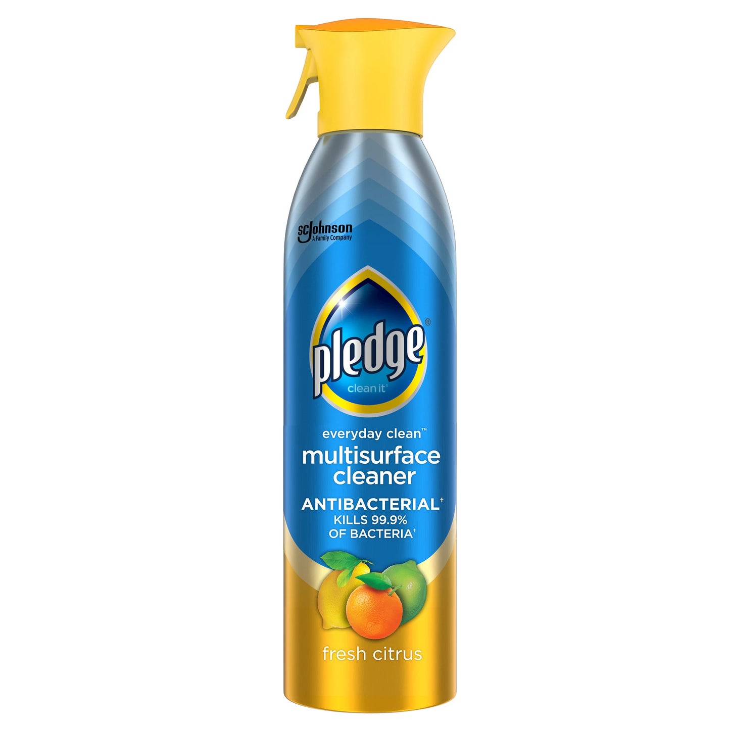 Pledge Antibacterial Multisurface Cleaner Spray, Fresh Citrus Scent, 9.7oz 9.7 ounce