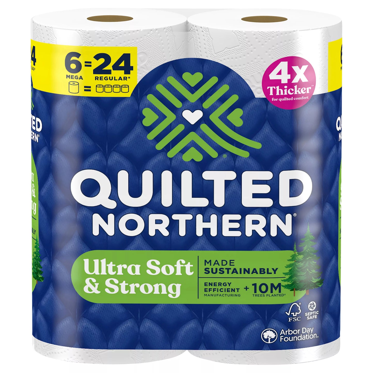 Quilted Northern 2-Ply Unscented Mega Rolls Bathroom Tissue 161.5 sq. ft.