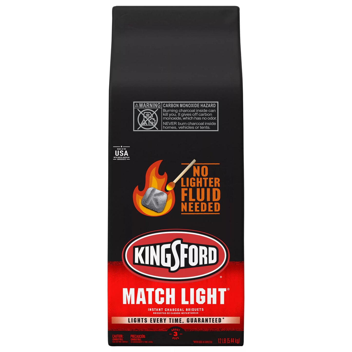 Kingsford Match Light Charcoal Briquets, Instant 12 lb.