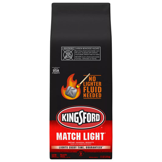 Kingsford Match Light Charcoal Briquets, Instant 12 lb.