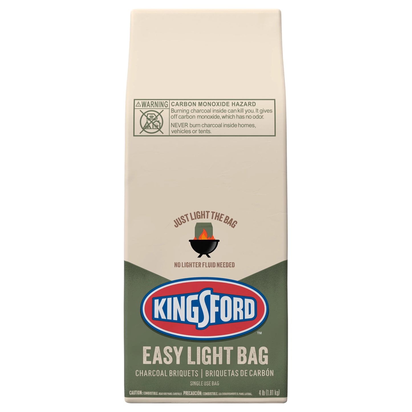 Kingsford Easy Light Bag Single-Use Charcoal Briquets 4 lb.