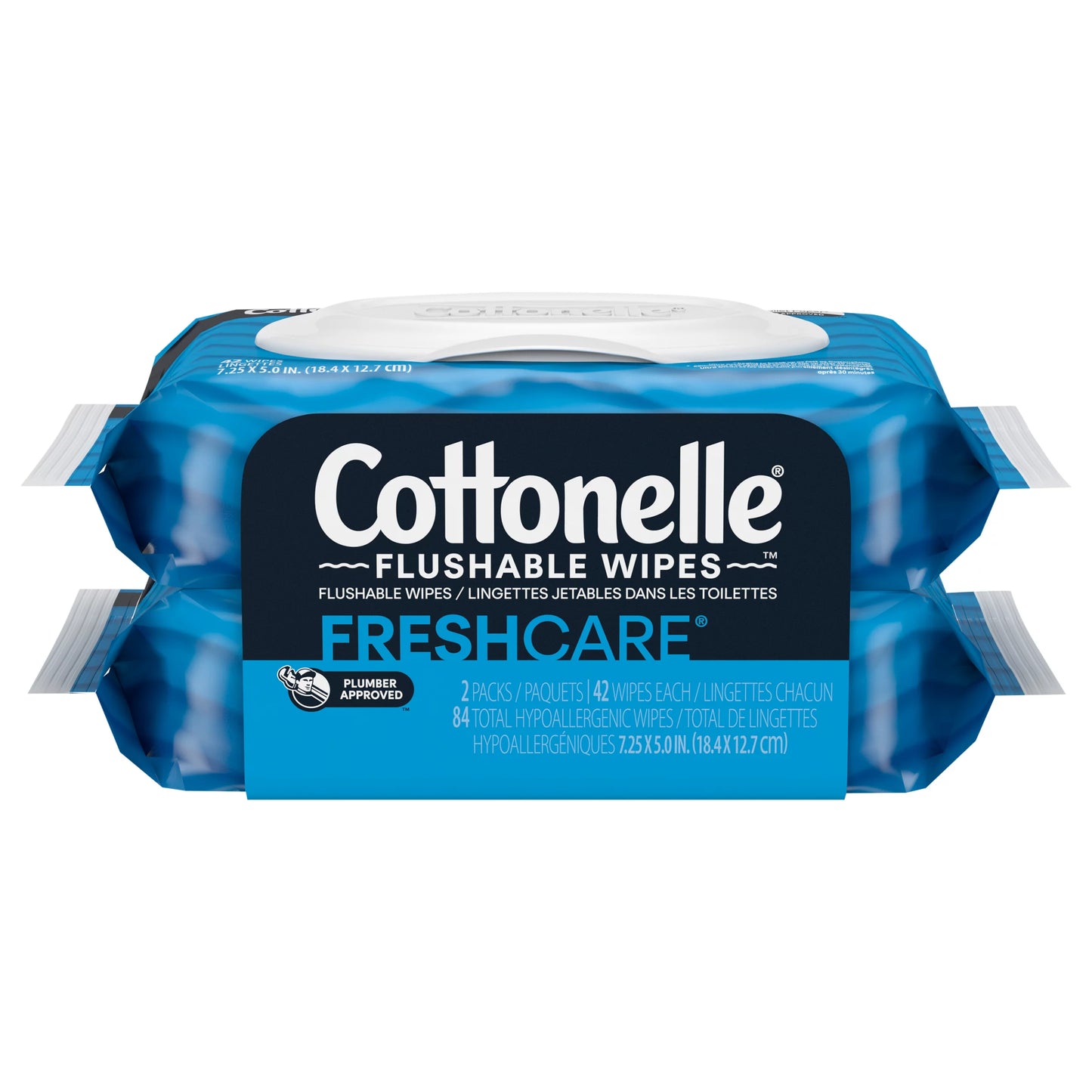 Cottonelle Freshcare Flushable Wipes, 2 Pack 84 ct.
