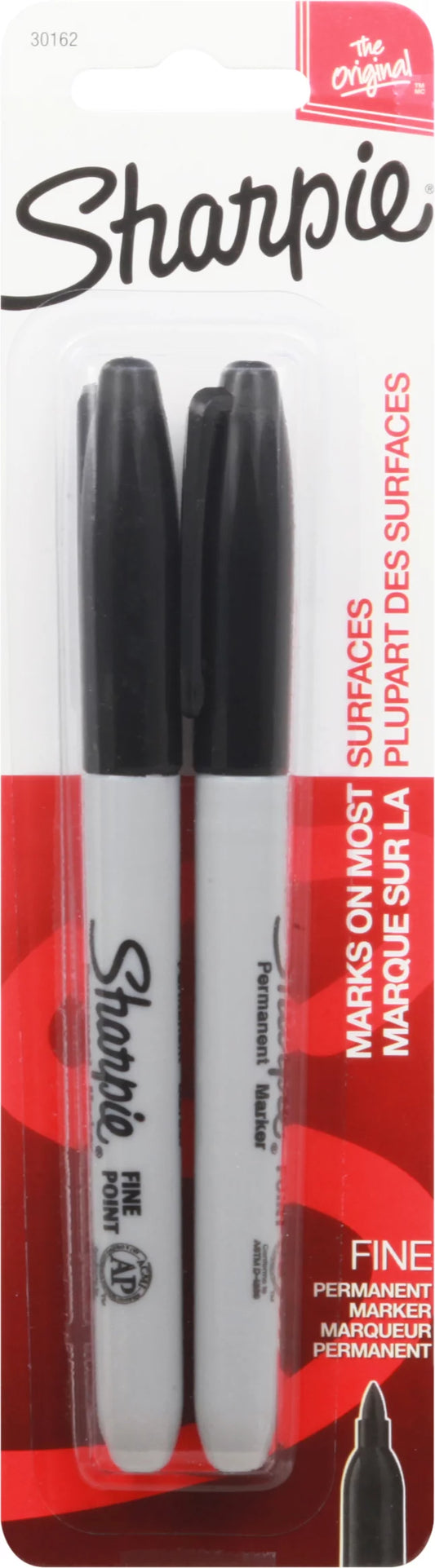 Sharpie Marker, Fine, Permanent 2 each