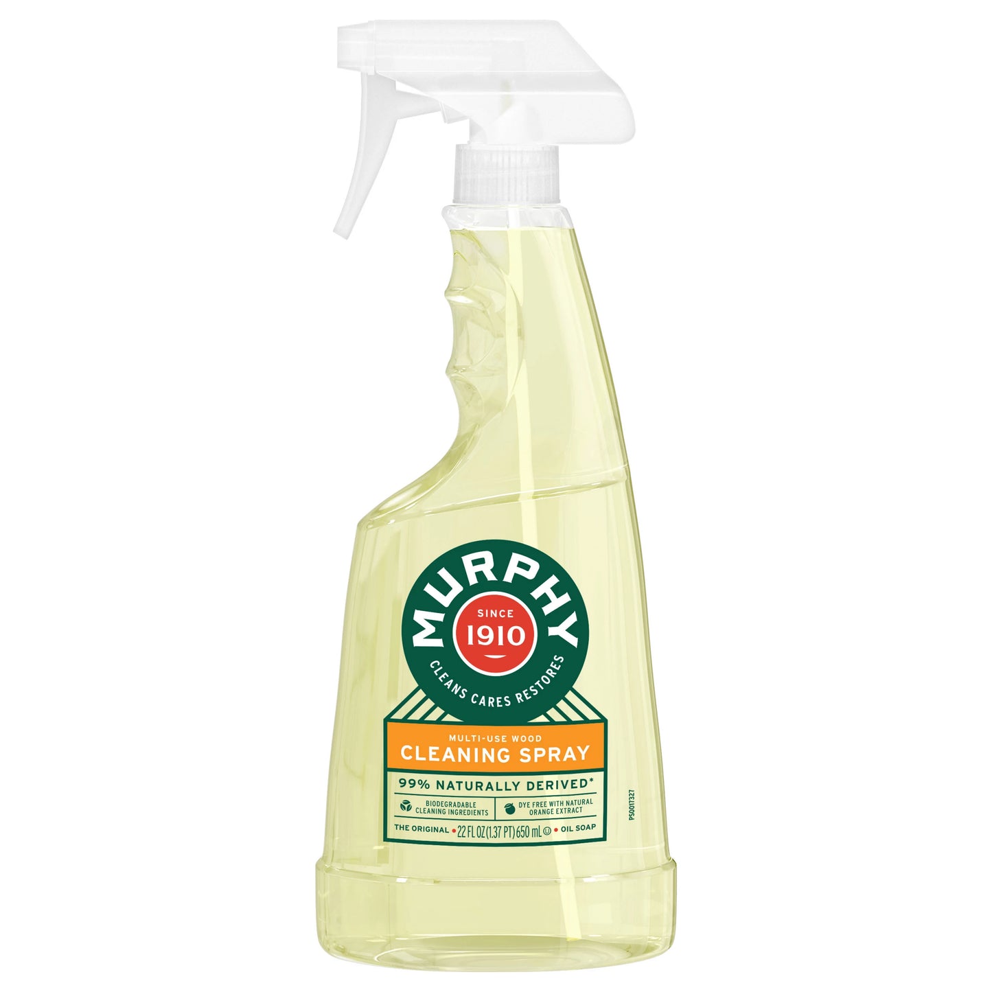 Murphy Oil Soap Cleaning Spray, Wood Cleaner, No-Rinse Floor Cleaner, Orange Scent, 22 fl Oz. Bottle 22 fl. oz.