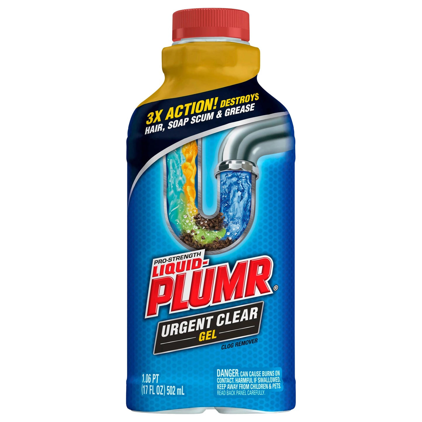 Liquid-Plumr Gel Urgent Clear Pro-Strength Clog Remover 17 fl. oz.