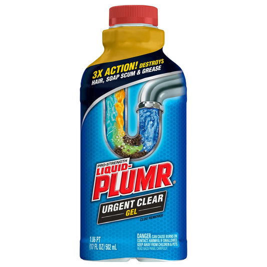 Liquid-Plumr Gel Urgent Clear Pro-Strength Clog Remover 17 fl. oz.