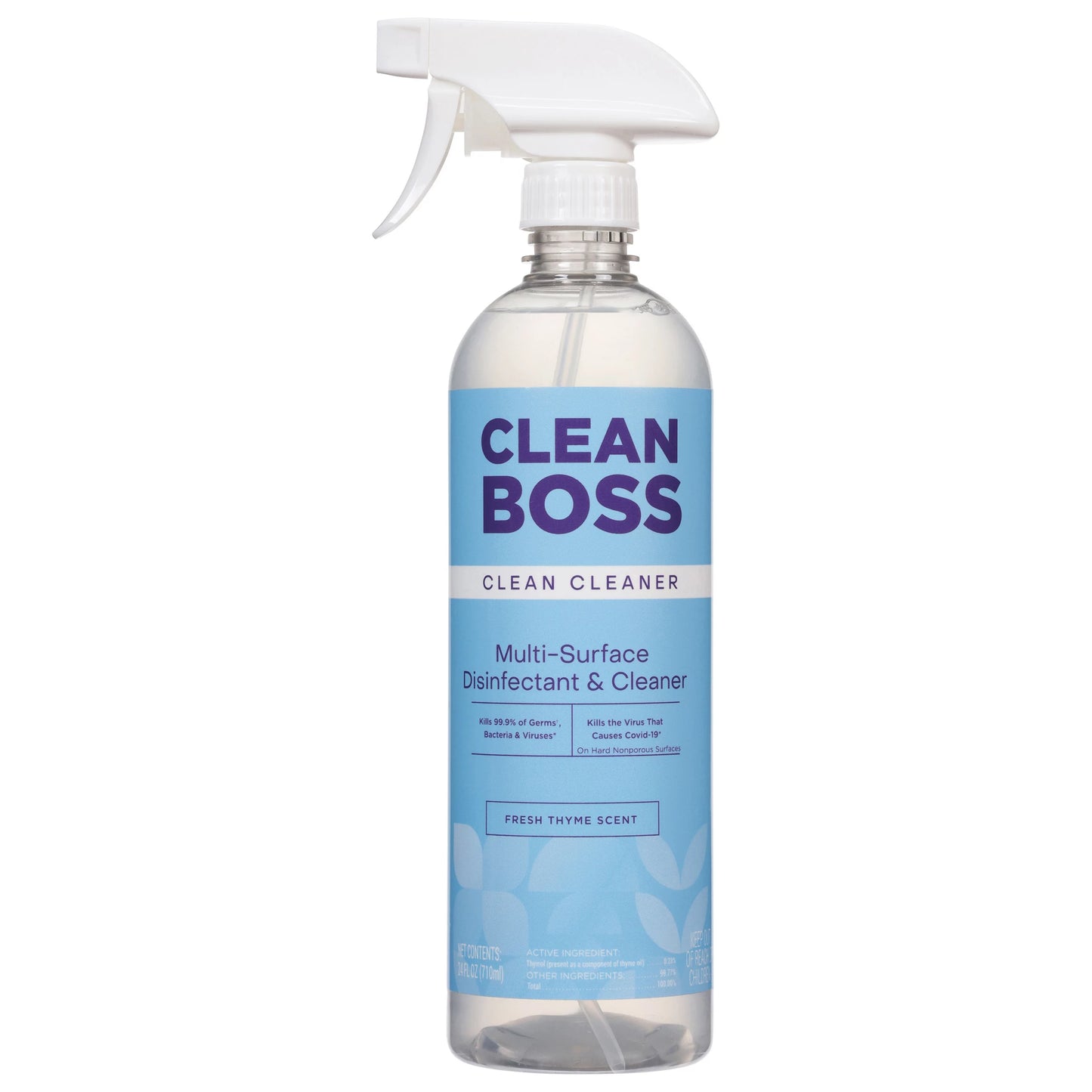 Clean Boss Multi-Surface Fresh Thyme Scent Disinfectant & Cleaner 24 fl. oz.