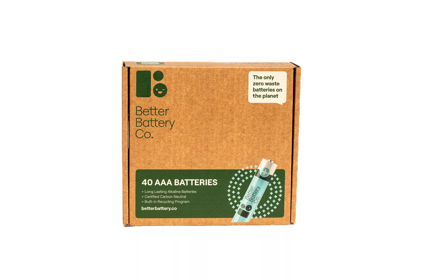 Better Batter Co. Better Battery Co Long Lasting Alkaline 40 AAA Battery Kit 40 each