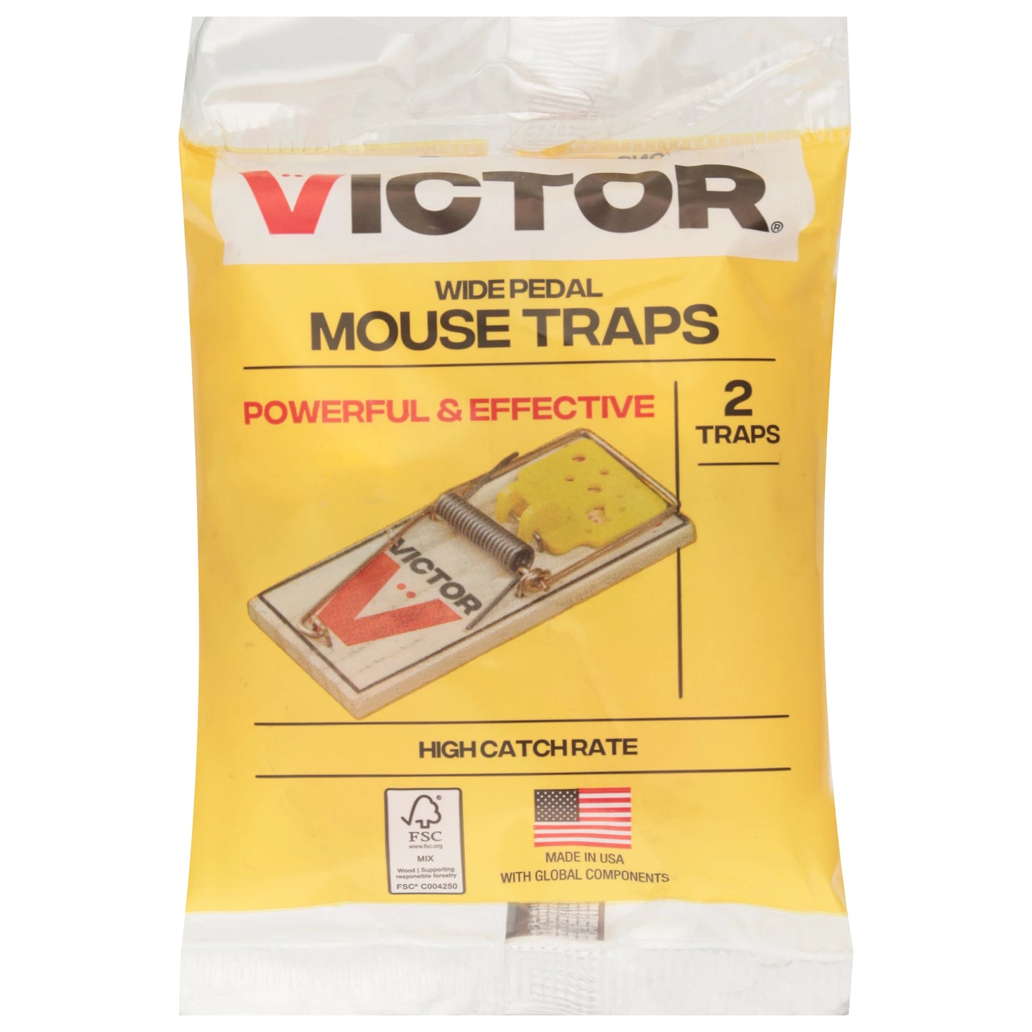 Victor Mouse Traps, Wide Pedal 2 each
