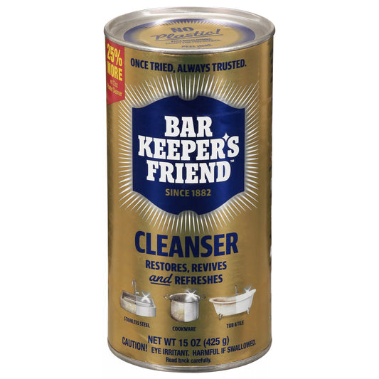 Bar Keeper's Friend Cleanser 15 ounce