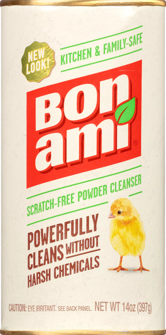 Bon Ami Powder Cleanser, Scratch-Free 14 ounce