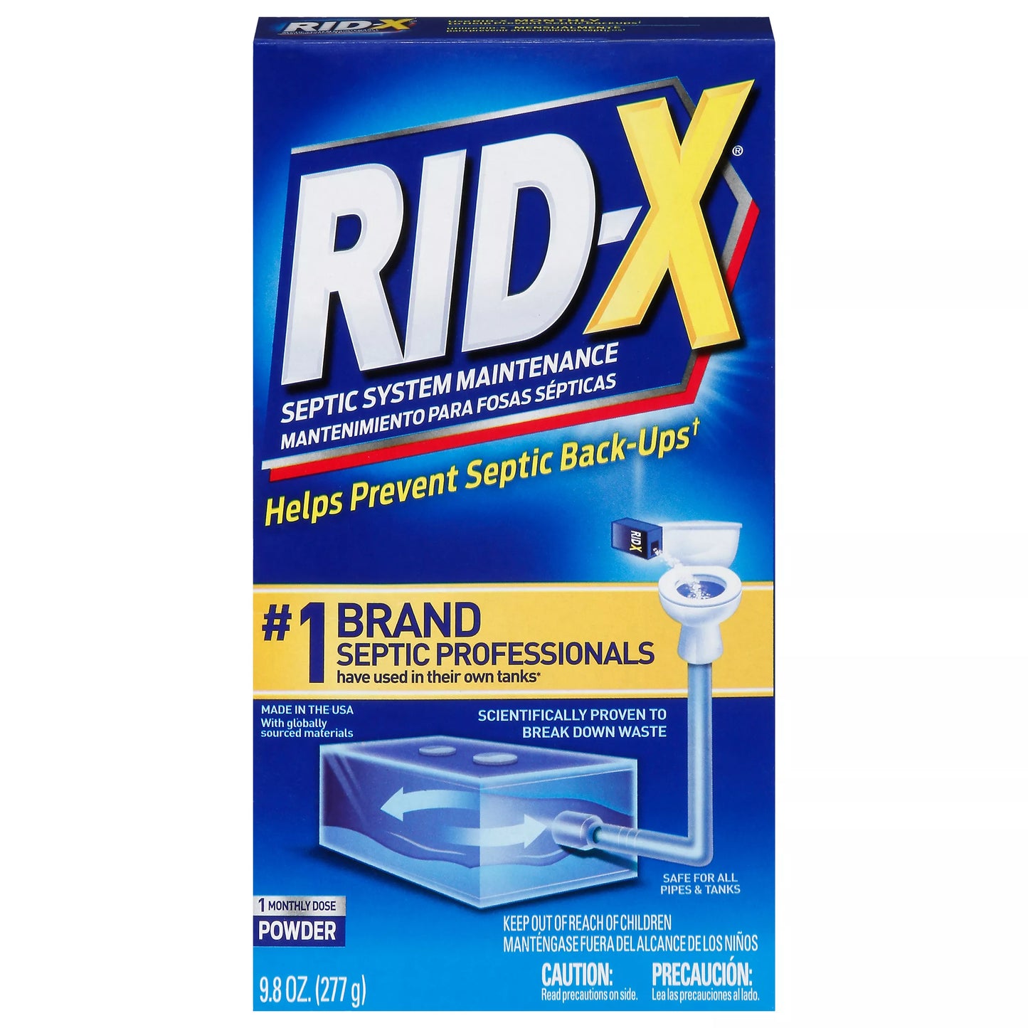 Rid-X Septic System Maintenance, Powder 9.8 ounce
