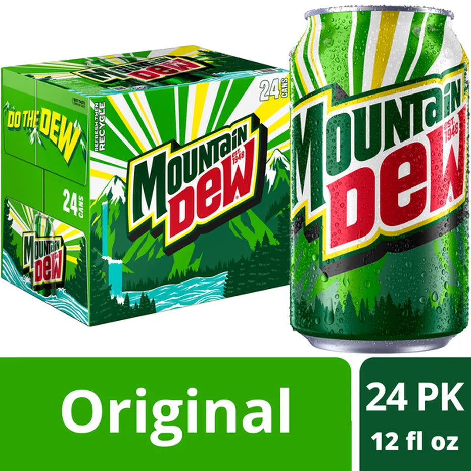 Mountain Dew Citrus Soda Economy Case (24 ct, 12 oz)