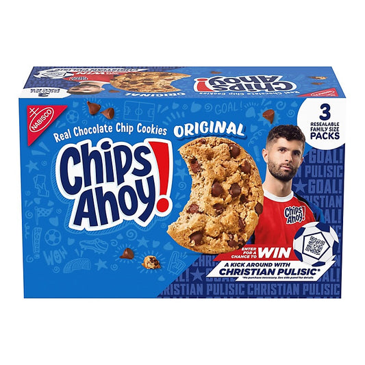 Chips Ahoy Chocolate Chip Cookies, 3 Pack, 18.2 oz
