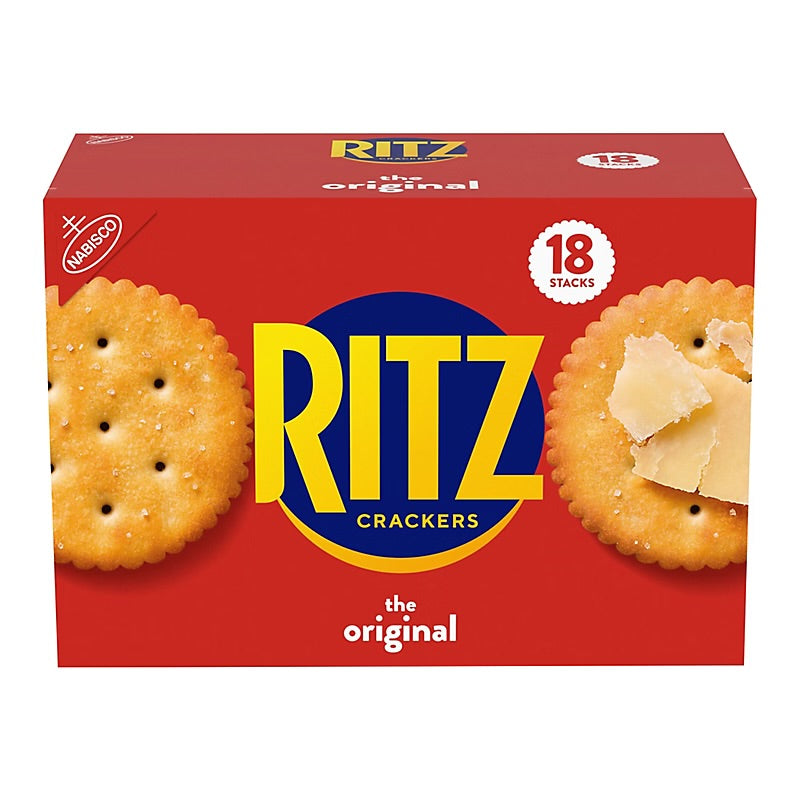 Ritz Original Crackers, 18 Pack bulk pack available from Crabtree Supply. Fast local delivery and nationwide shipping.