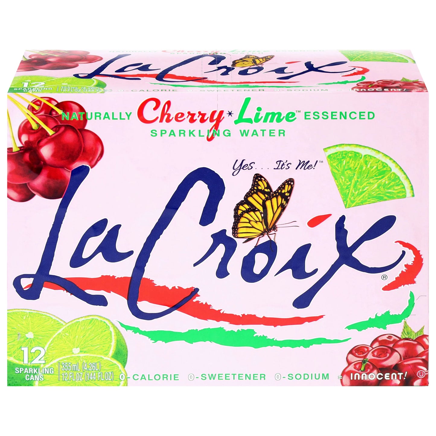 LaCroix Cherry Lime Sparkling Water 144 fl. oz.