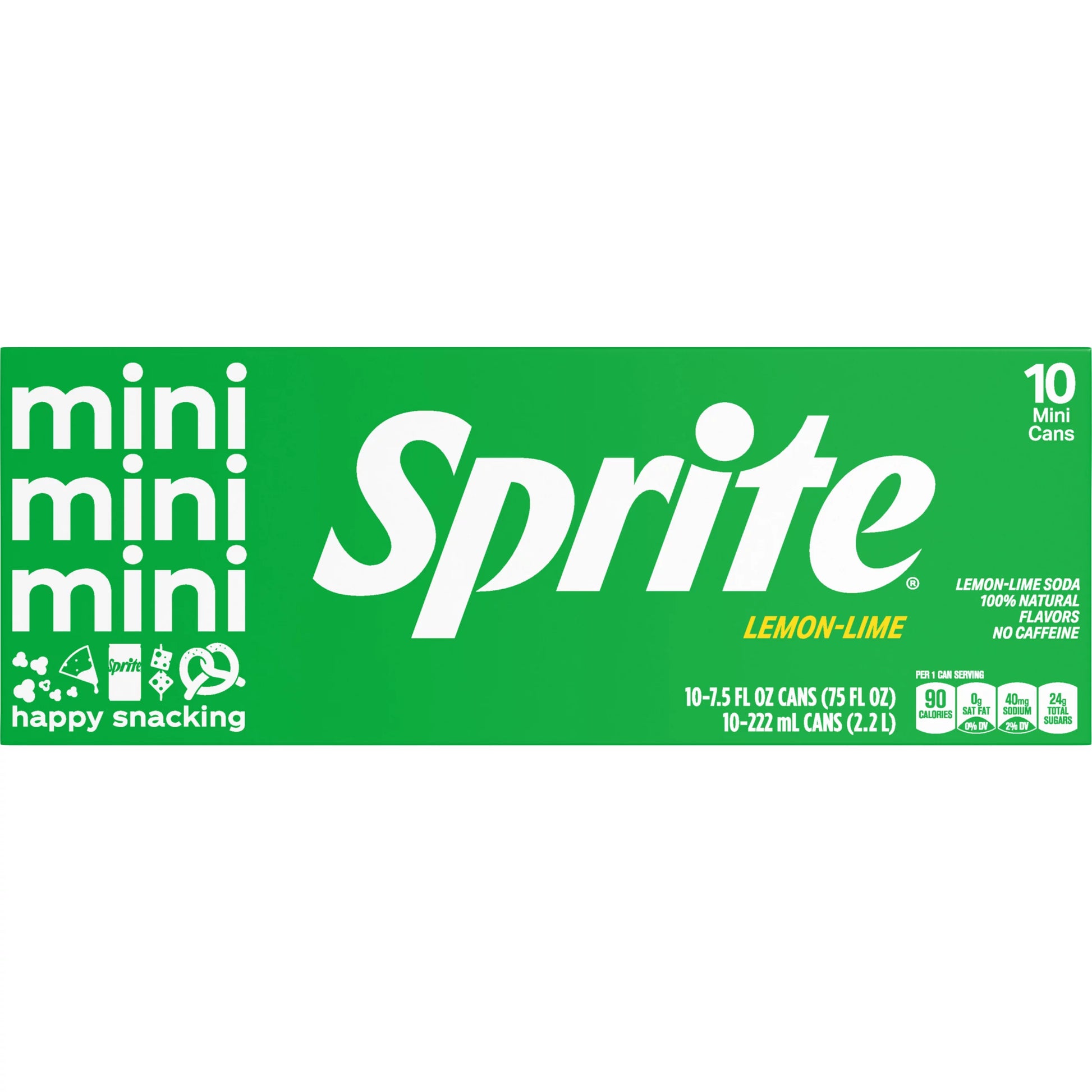 Sprite Lemon-Lime Mini Soda Cans 10 x 7.5 fl. oz. bulk pack available from Crabtree Supply. Fast local delivery and nationwide shipping.