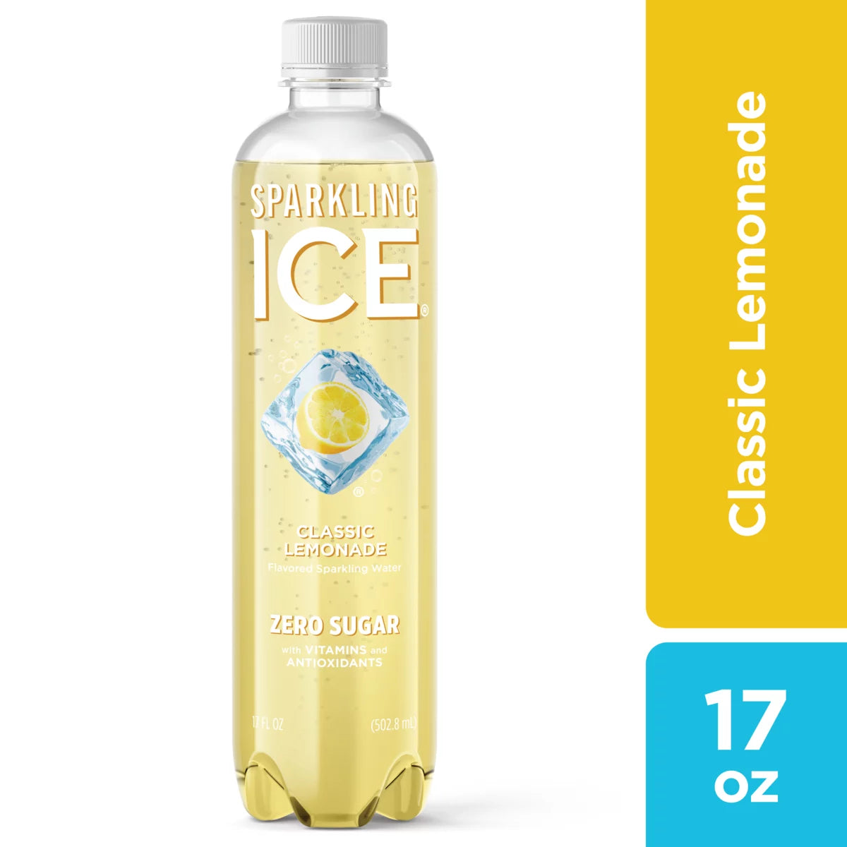 Sparkling Ice Sparkling Water, Zero Sugar, Classic Lemonade Flavored 17 fl. oz. bulk pack available from Crabtree Supply. Fast local delivery and nationwide shipping.