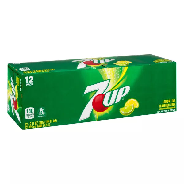 7-Up Soda, Lemon Lime Flavored, 12 Pack 12 x 12 fl. oz. bulk pack available from Crabtree Supply. Fast local delivery and nationwide shipping.