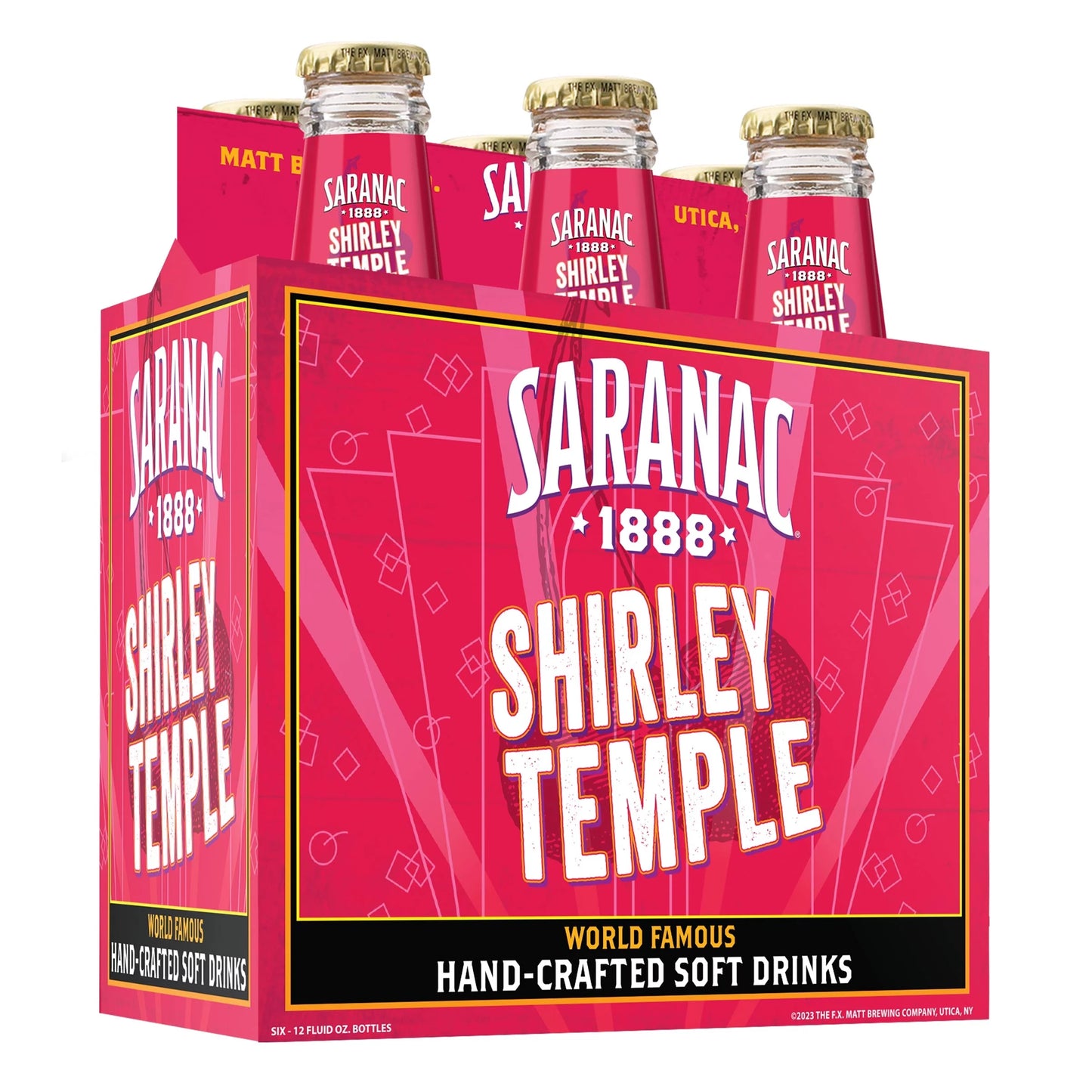 Saranac Shirley Temple 6 x 12 fl. oz. bulk pack available from Crabtree Supply. Fast local delivery and nationwide shipping.