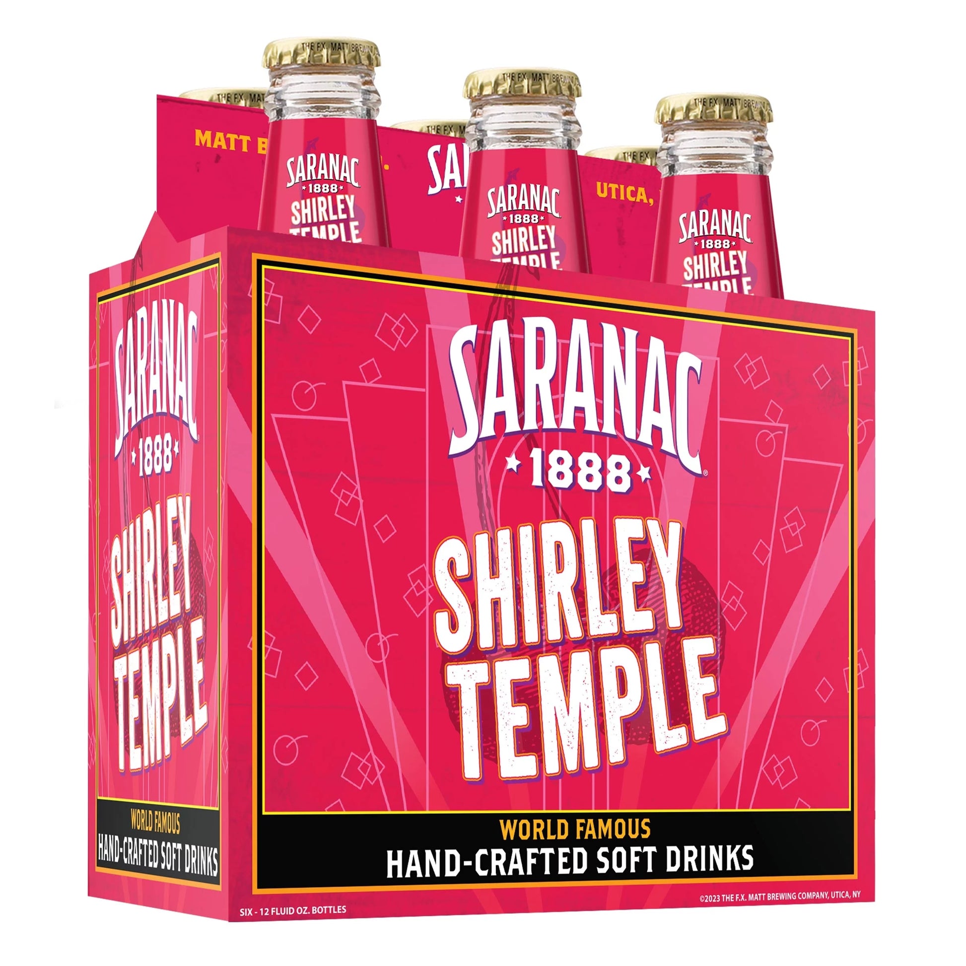Saranac Shirley Temple 6 x 12 fl. oz. bulk pack available from Crabtree Supply. Fast local delivery and nationwide shipping.