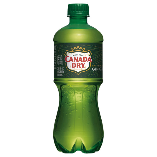 Canada Dry Ginger Ale, Caffeine Free 20 fl. oz. bulk pack available from Crabtree Supply. Fast local delivery and nationwide shipping.
