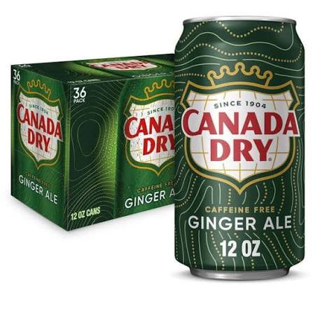Canada Dry Ginger Ale (36 ct, 12 oz) bulk pack available from Crabtree Supply. Fast local delivery and nationwide shipping.