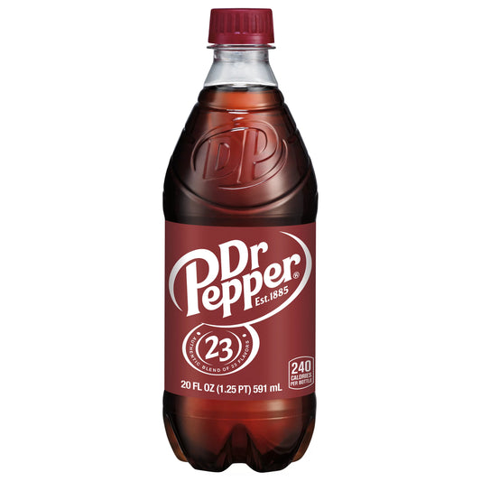Dr Pepper Soda 20 fl. oz. bulk pack available from Crabtree Supply. Fast local delivery and nationwide shipping.